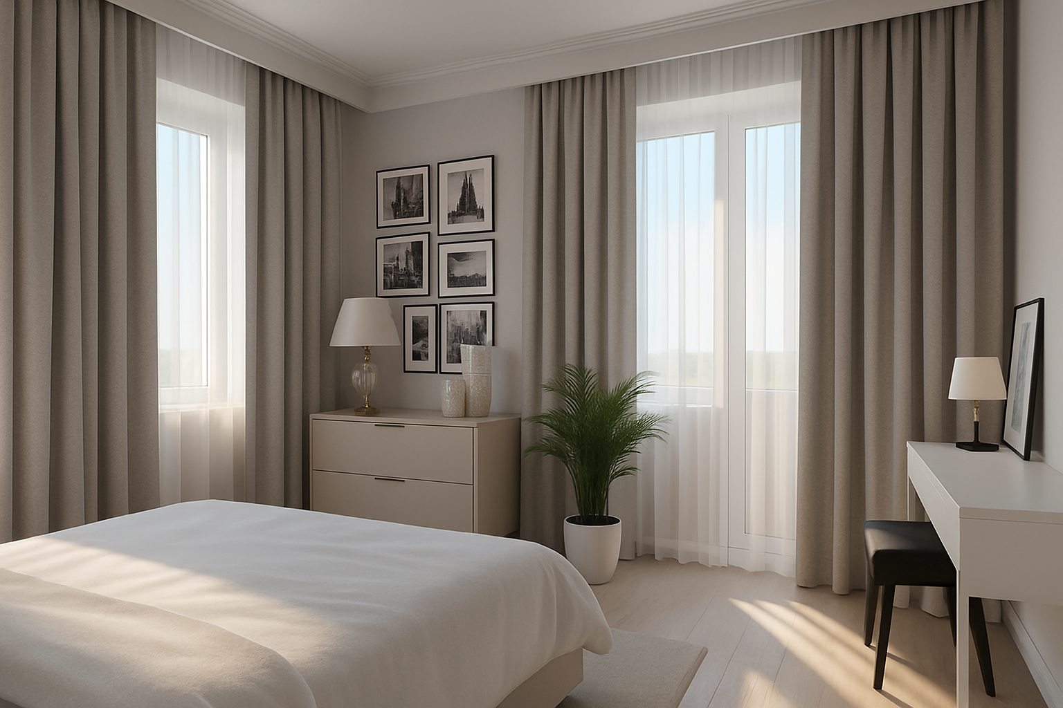 Как выбрать шторы в спальню