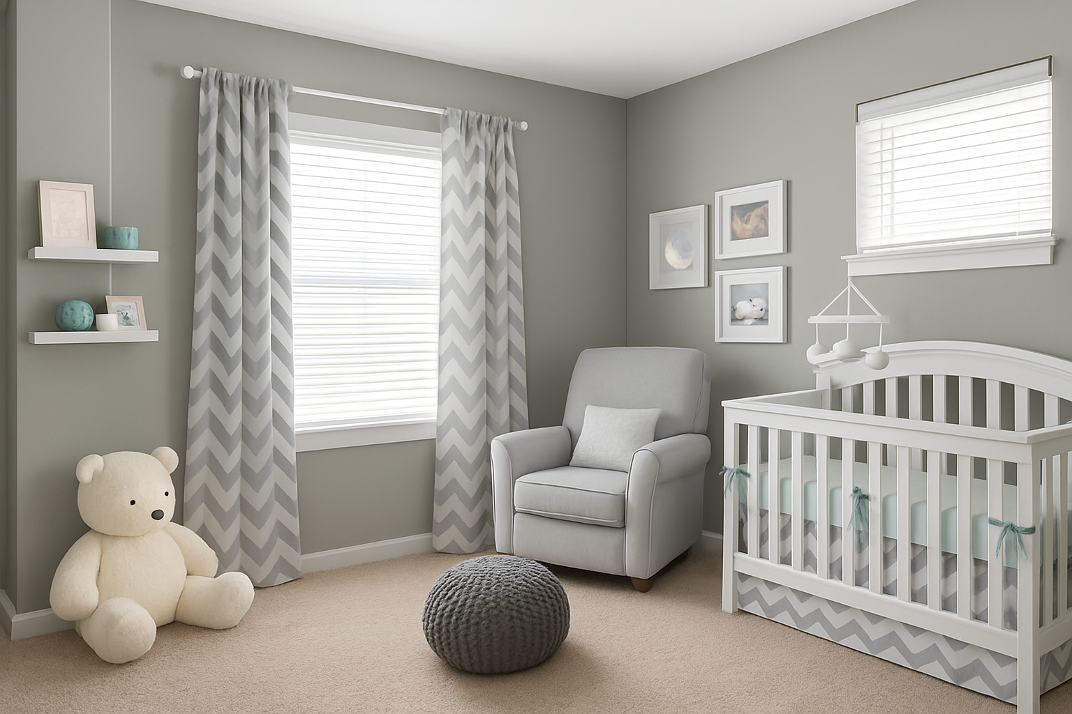 Оформление детской комнаты в 2026 году: серые цвета или яркие акценты