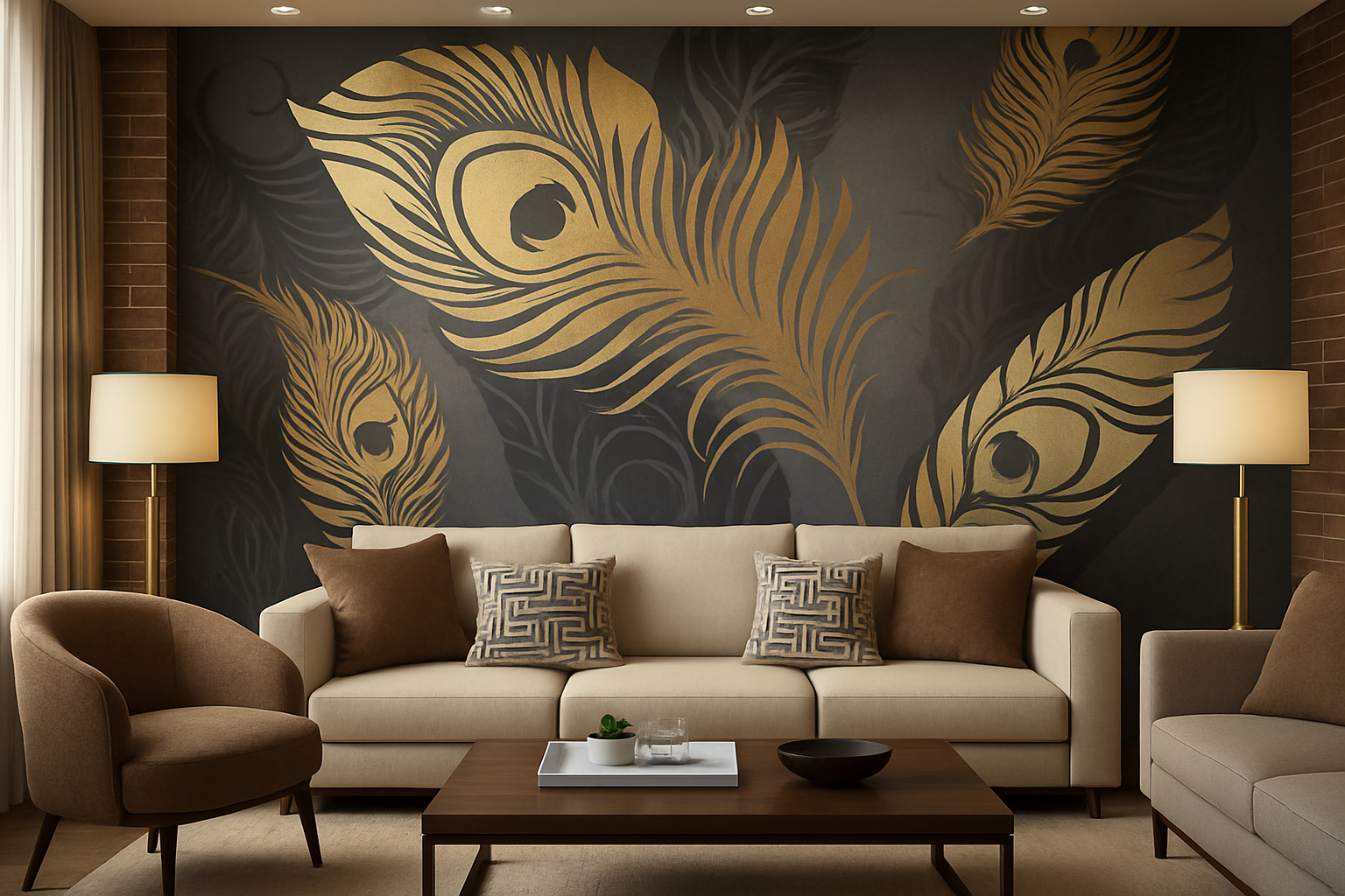 Как подбирать обои в гостиную